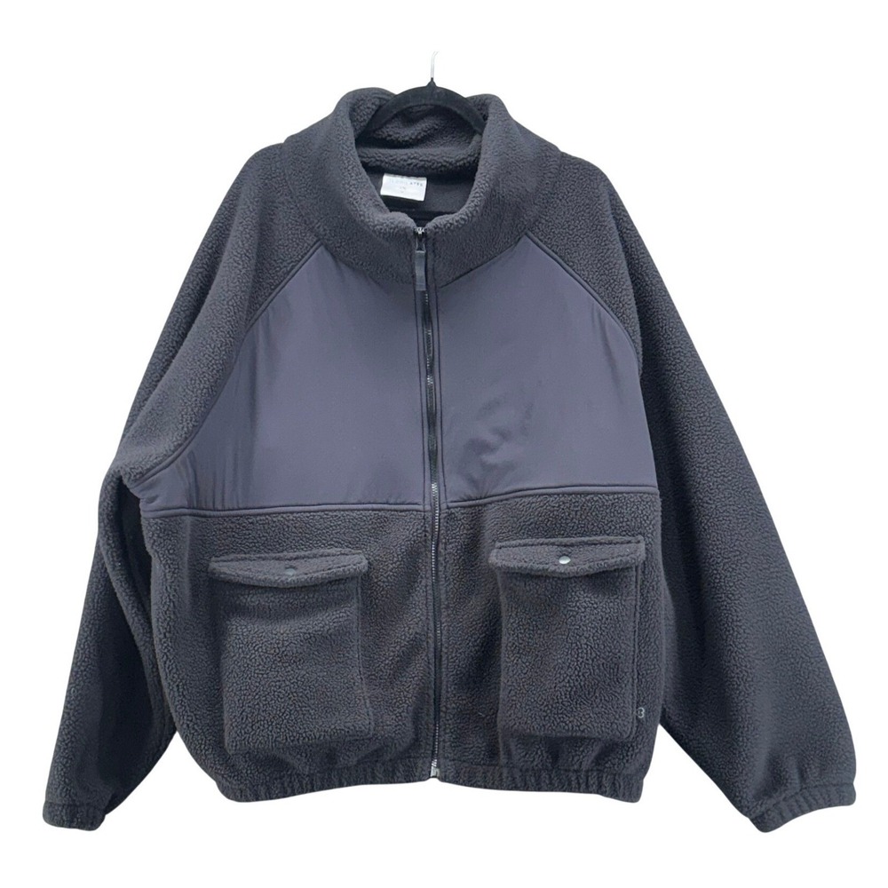 Blogilates Sherpa Fleece Jacket Black‎ 1X